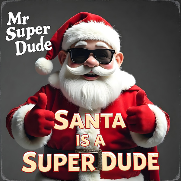 Santa is a Super Dude
